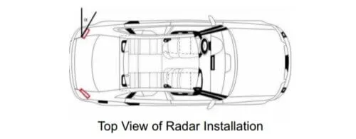 car universal blind spot monitoring system 24G V3