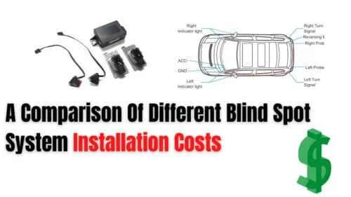 Installation cost of blind spot monitoring systems